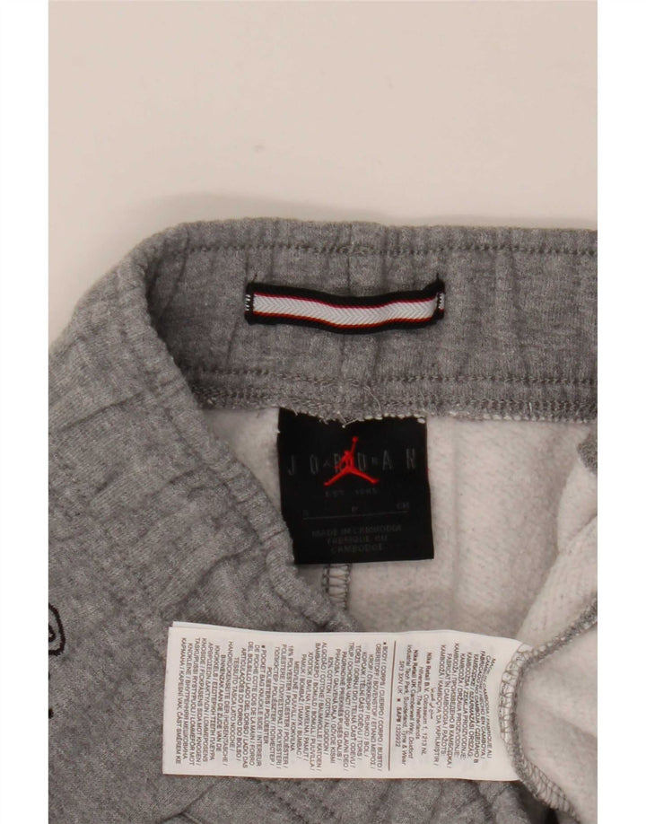 Jordan Mens Sport Shorts Pequeno Algodão Cinza