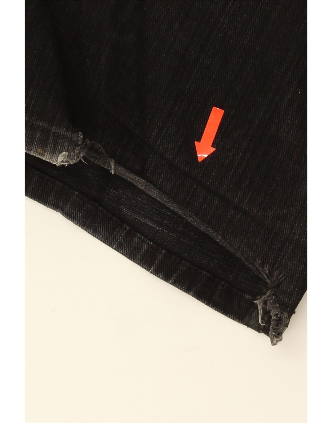 Calça jeans reta masculina GUESS W36 L30 algodão preto