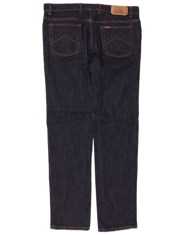 CARRERA Mens 700 Straight Jeans W38 L34 Navy Blue Cotton