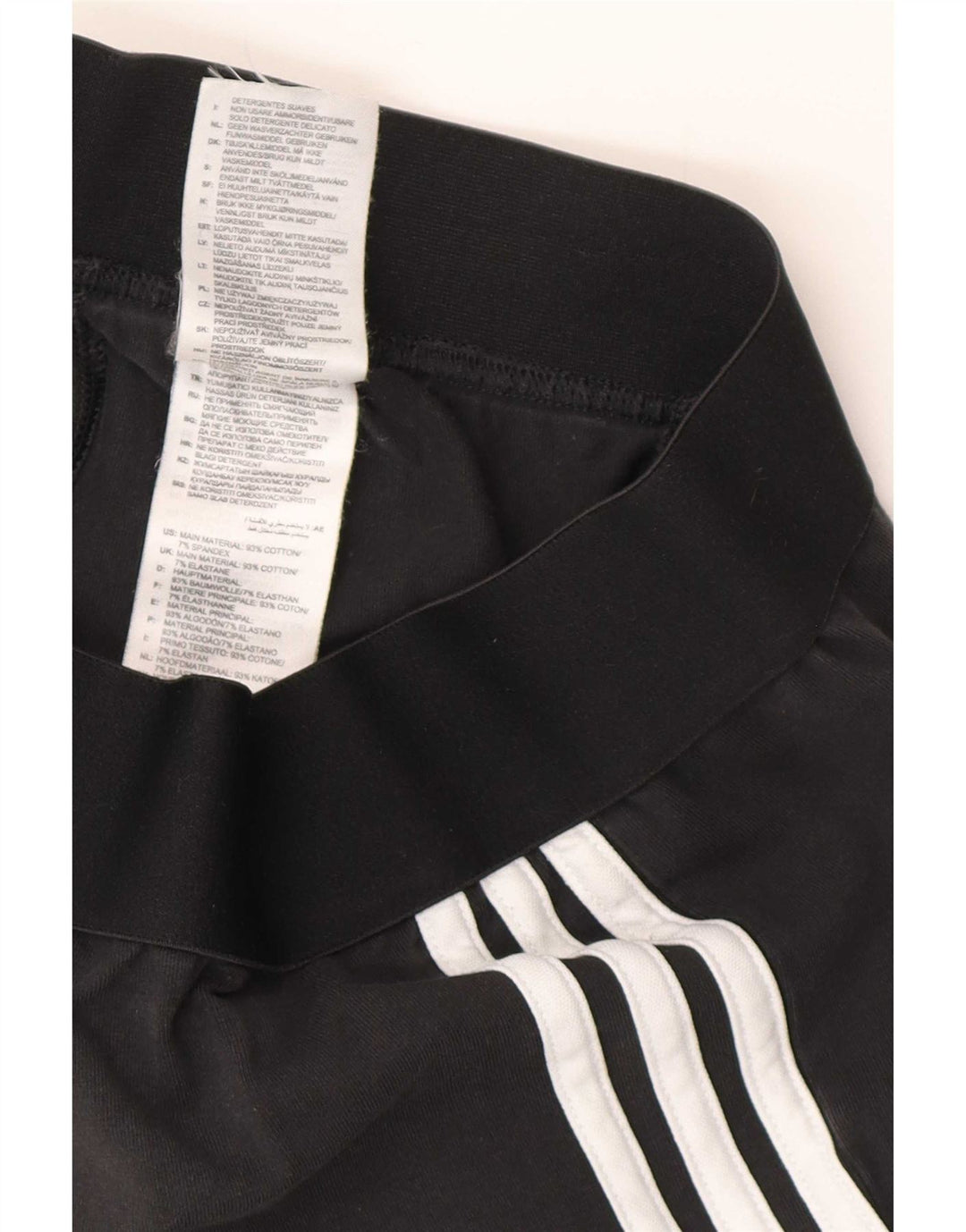 Leggings Adidas Femininas UK 12/14 Médio Algodão Preto