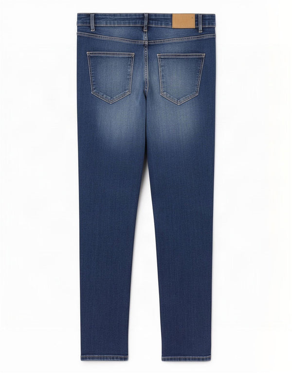 Calça jeans skinny feminina Zara EU 42 grande W32 L28 azul