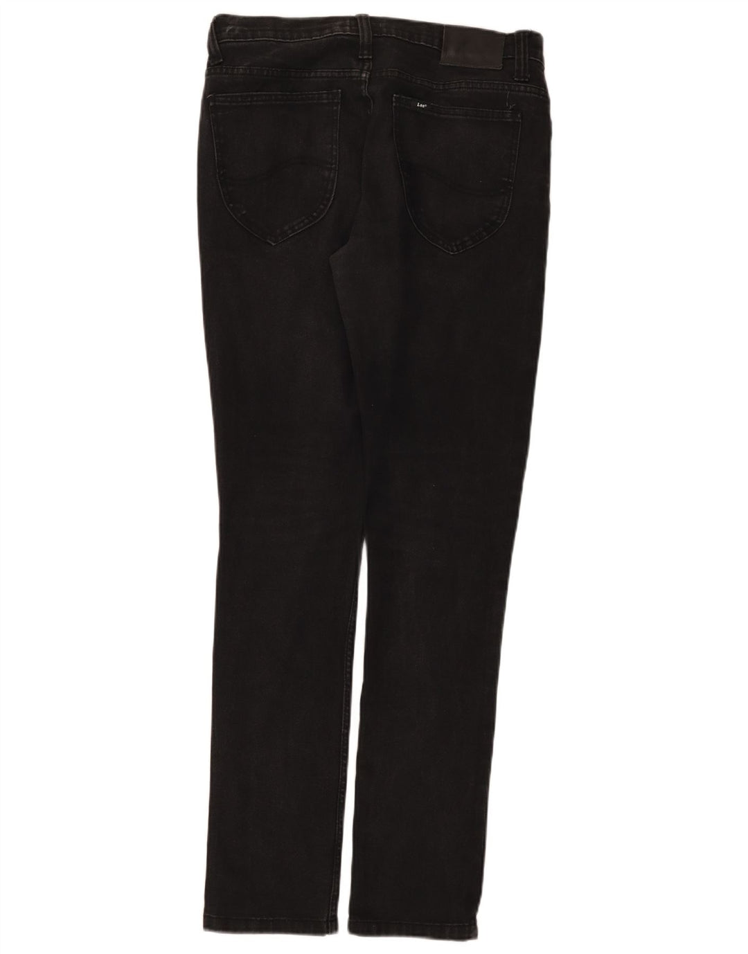 Lee Mens Jeans Slim W32 L33 Algodão Preto