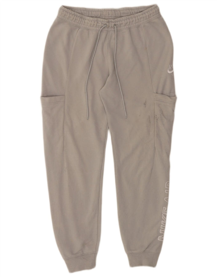 Calça de treino feminina Nike Joggers UK 14 algodão cinza médio