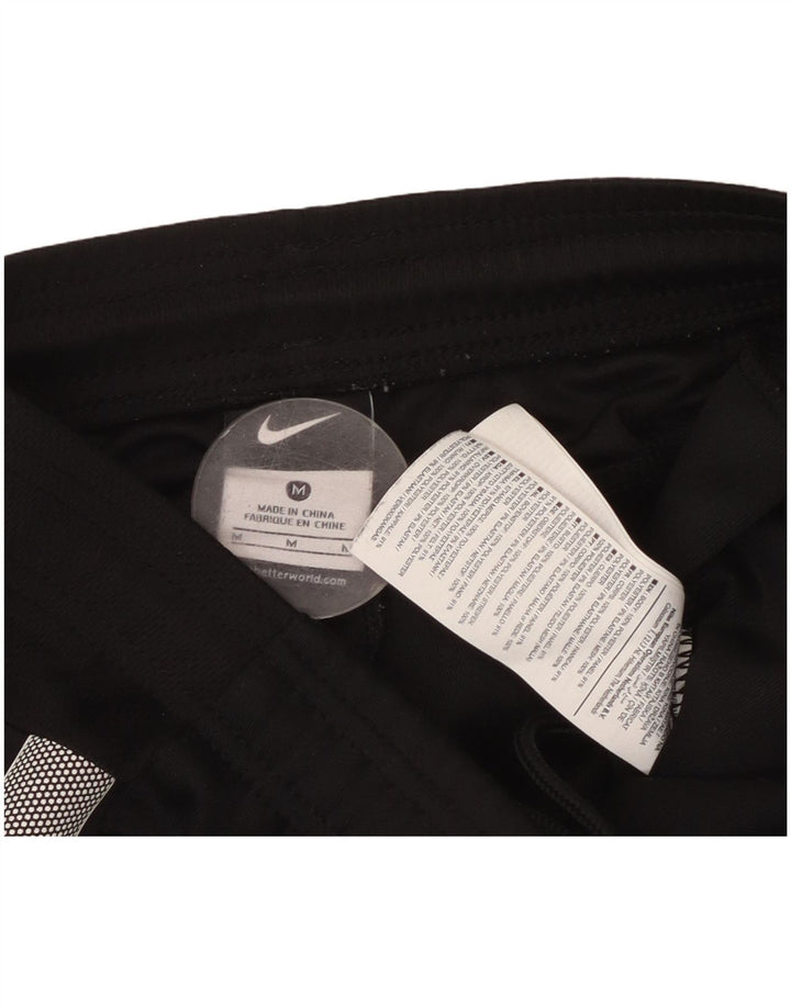 Calça de treino feminina NIKE UK 14 médio preto colorblock poliéster