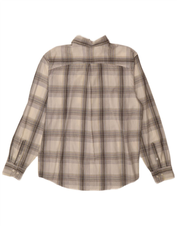 Camisa masculina WRANGLER médio xadrez branco