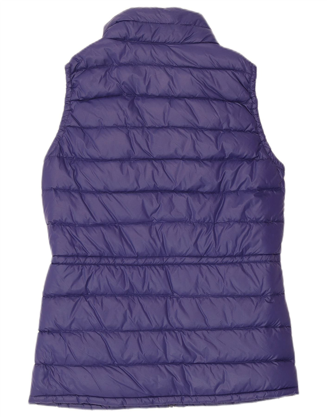Colete acolchoado feminino BENETTON UK 10 pequeno roxo poliamida