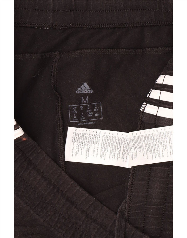Shorts esportivos femininos ADIDAS UK 12/14 médio preto algodão