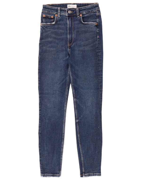 Zara Jeans Skinny Feminino EU 36 XS W26 L27 Azul