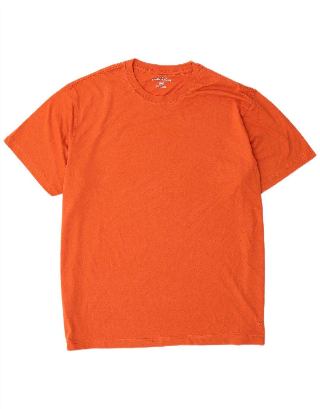 EDDIE BAUER Camiseta masculina Top 2XL Algodão Laranja
