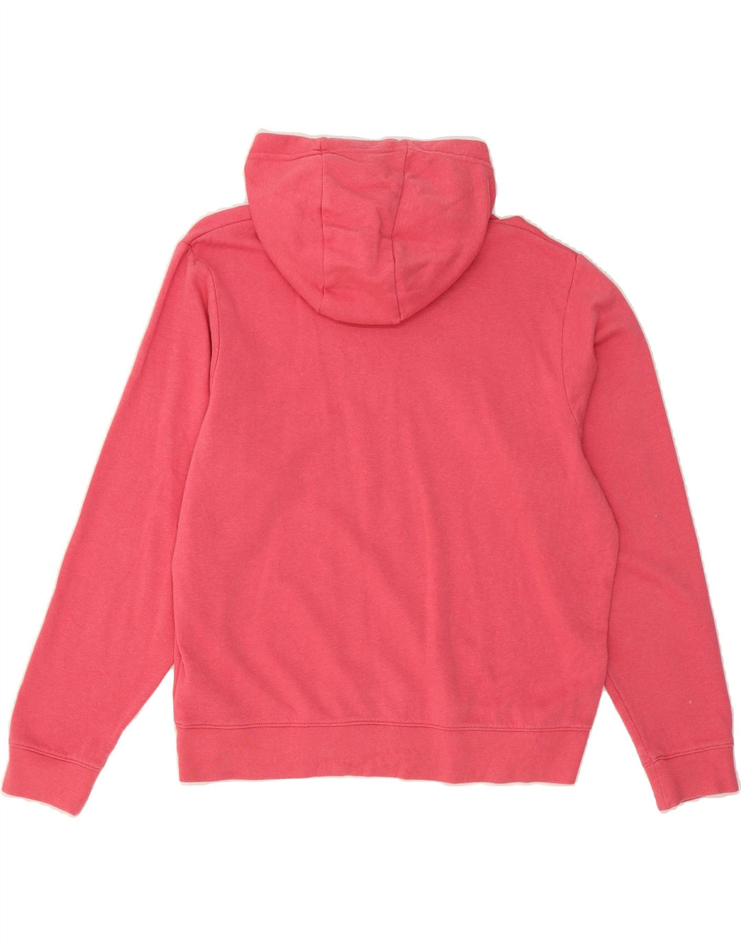 NIKE Womens Oversized Graphic Hoodie Jumper UK 14 Medium Pink Cotton Vintage Nike and Second-Hand Nike from Messina Hembry 