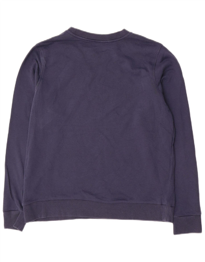 Suéter feminino Marks & Spencer UK 14 grande algodão azul marinho