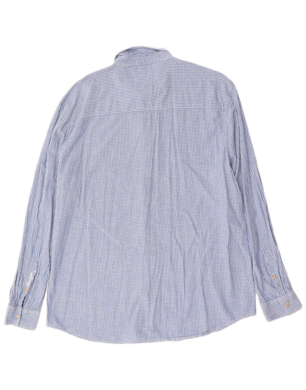 Camisa masculina Wrangler 2XL algodão xadrez azul