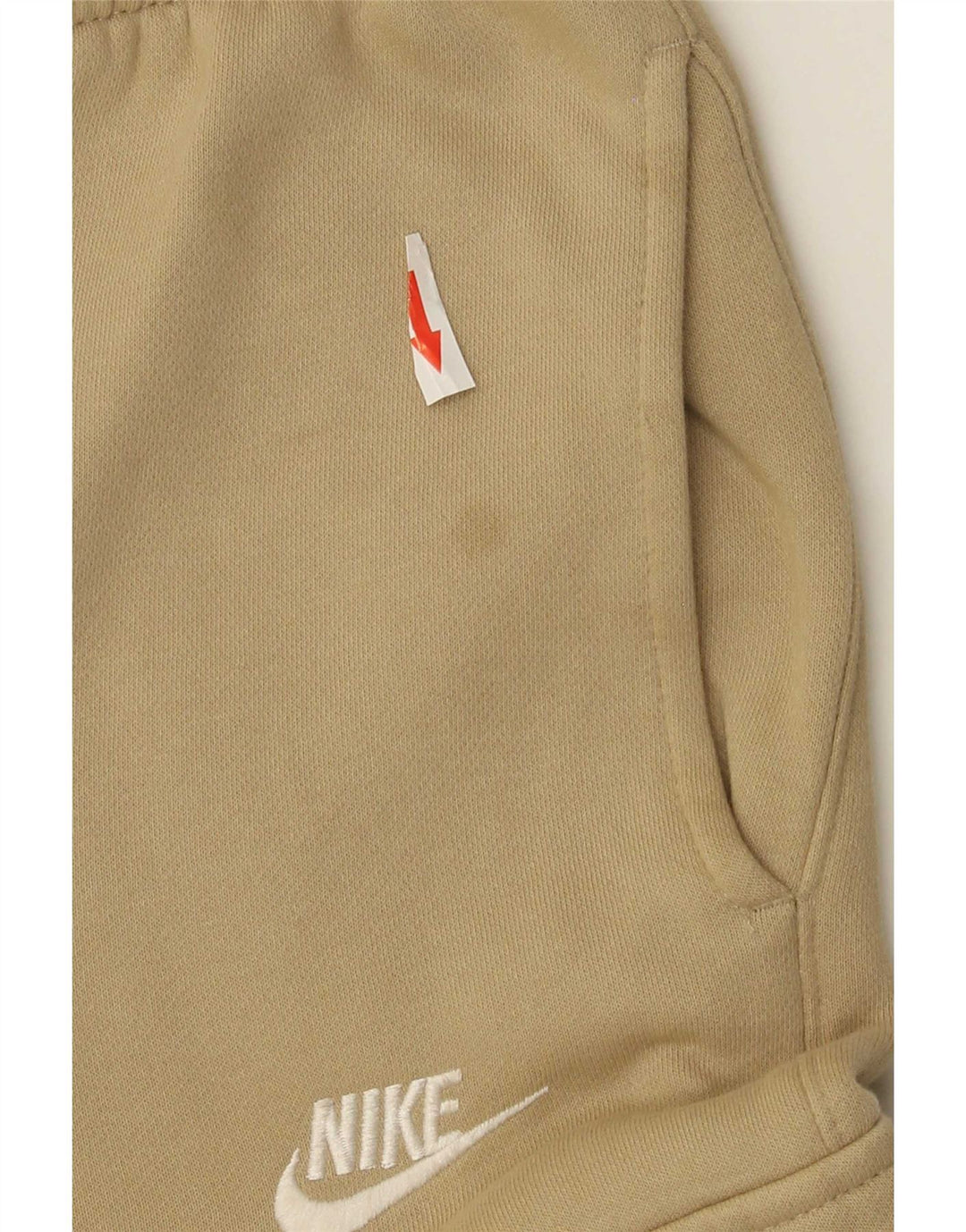 Nike Mens Cargo Calças de treino Joggers Pequeno Algodão Bege