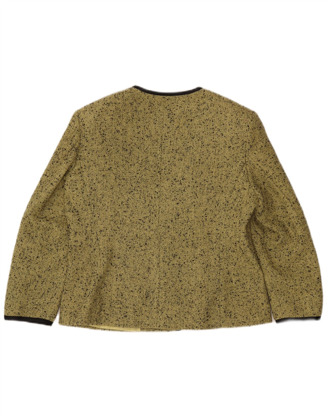 Jaqueta blazer feminina DELIA FERRARI manga 3/4 grande IT 41 verde pequeno