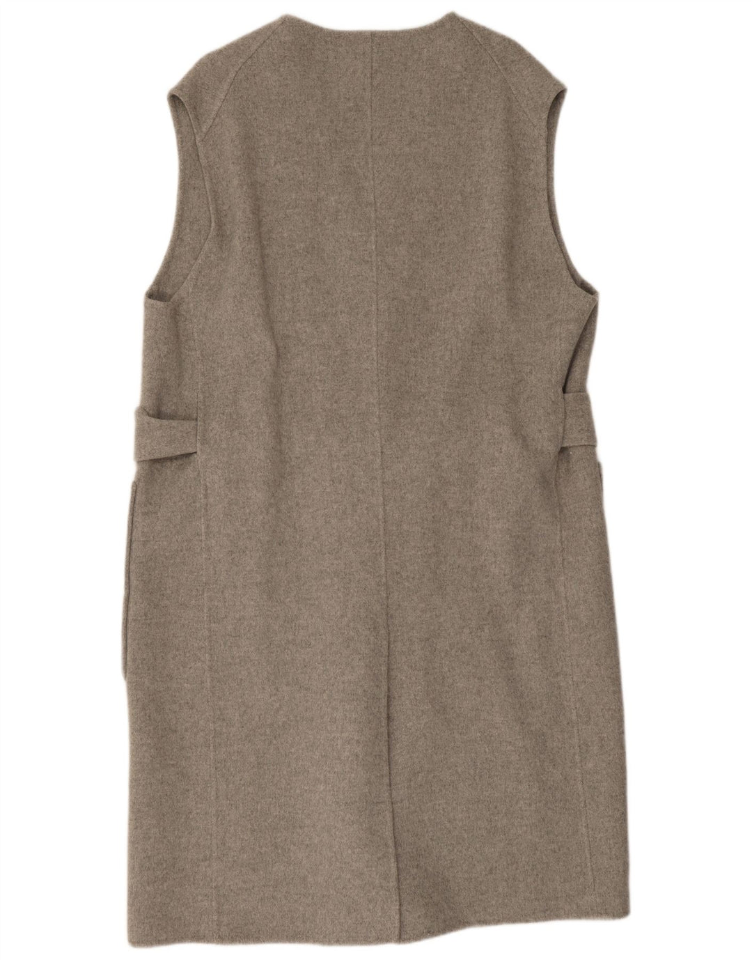 Colete feminino Cos Longline oversized UK 14 lã cinza médio