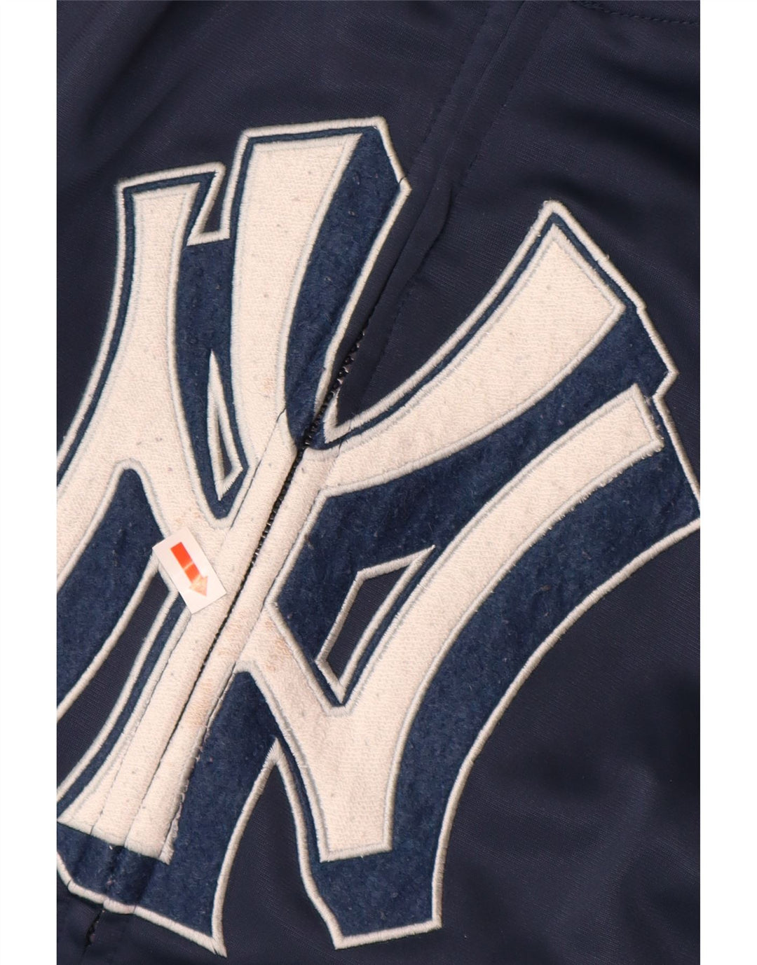 MAJESTIC Mens New York Yankees Treino Top Jaqueta Pequena Azul Marinho