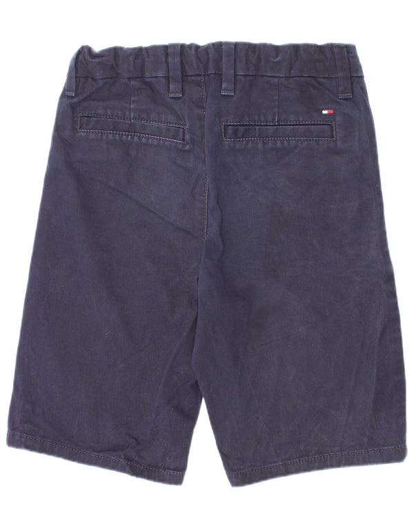 Tommy Hilfiger Boys Chino Shorts 7-8 anos W24 azul marinho algodão