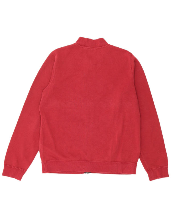 Nike Mens Treino Top Jaqueta Grande Algodão Vermelho
