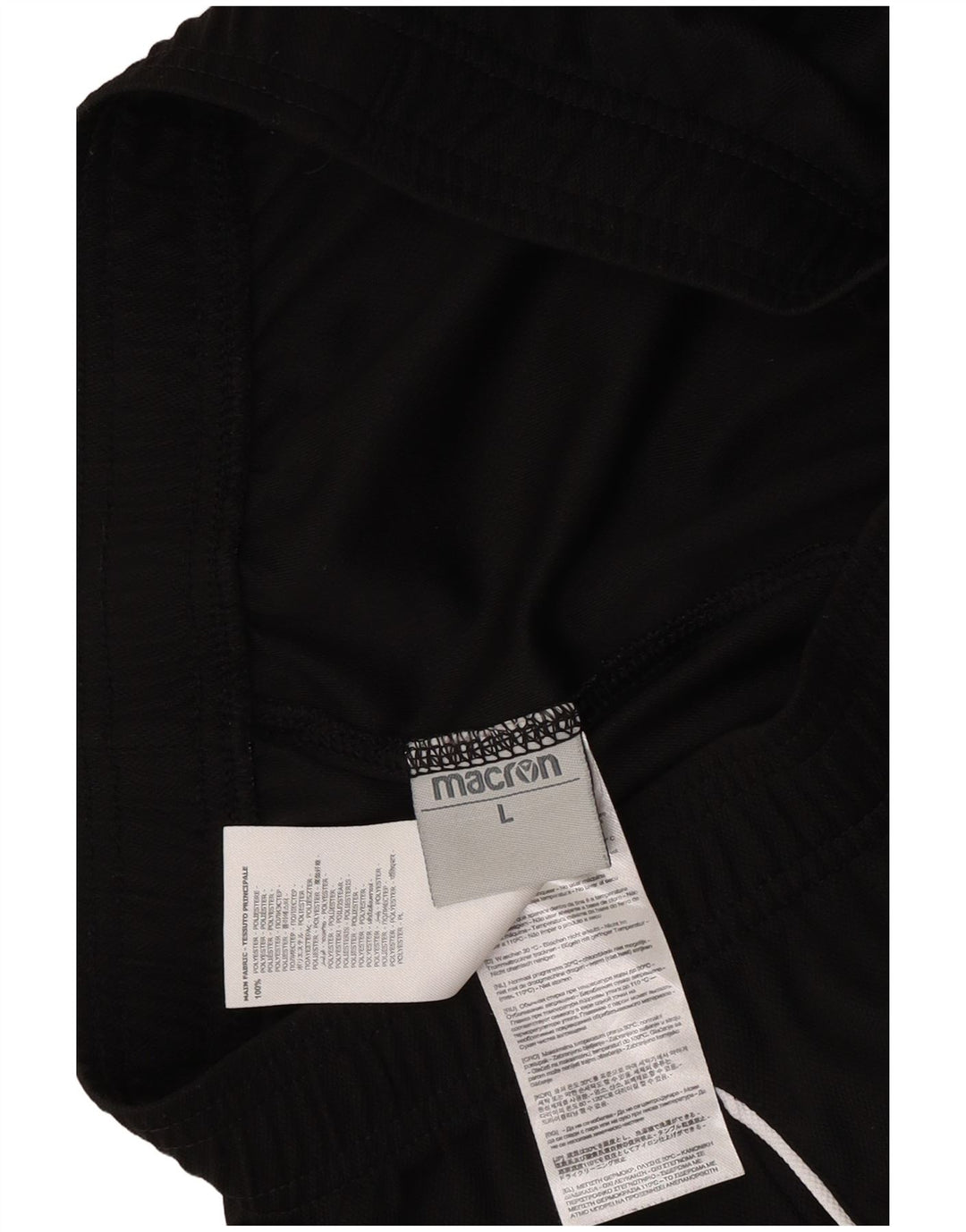 Macron Mens HELLAS VERONA Sport Shorts Grande Poliéster Preto