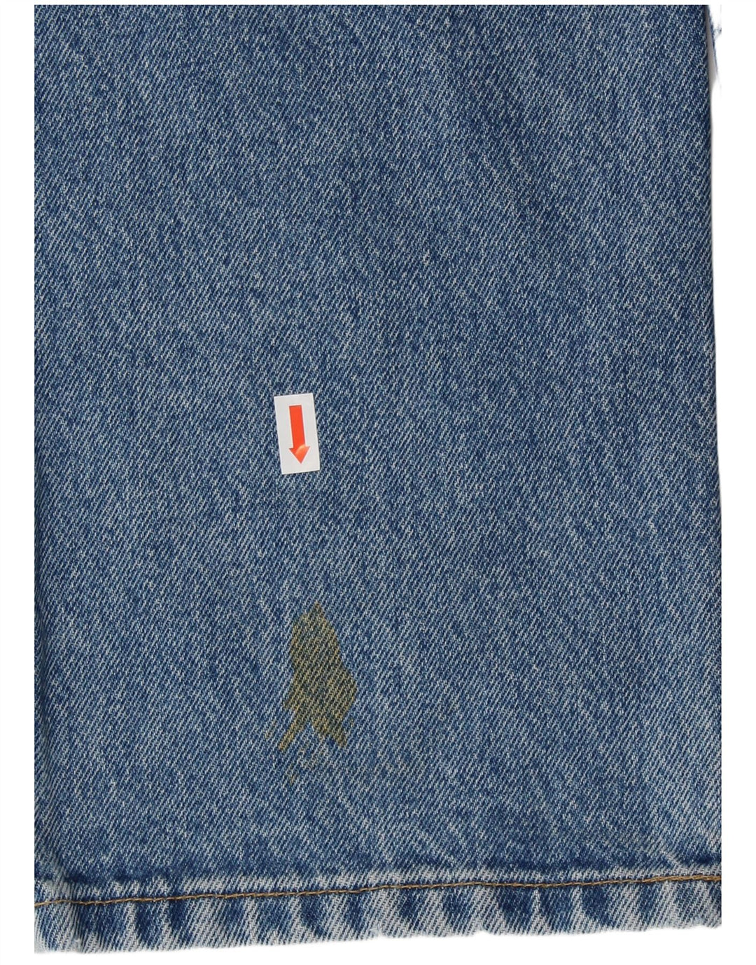 MUSTANG Mens Straight Jeans W33 L30 Azul Algodão