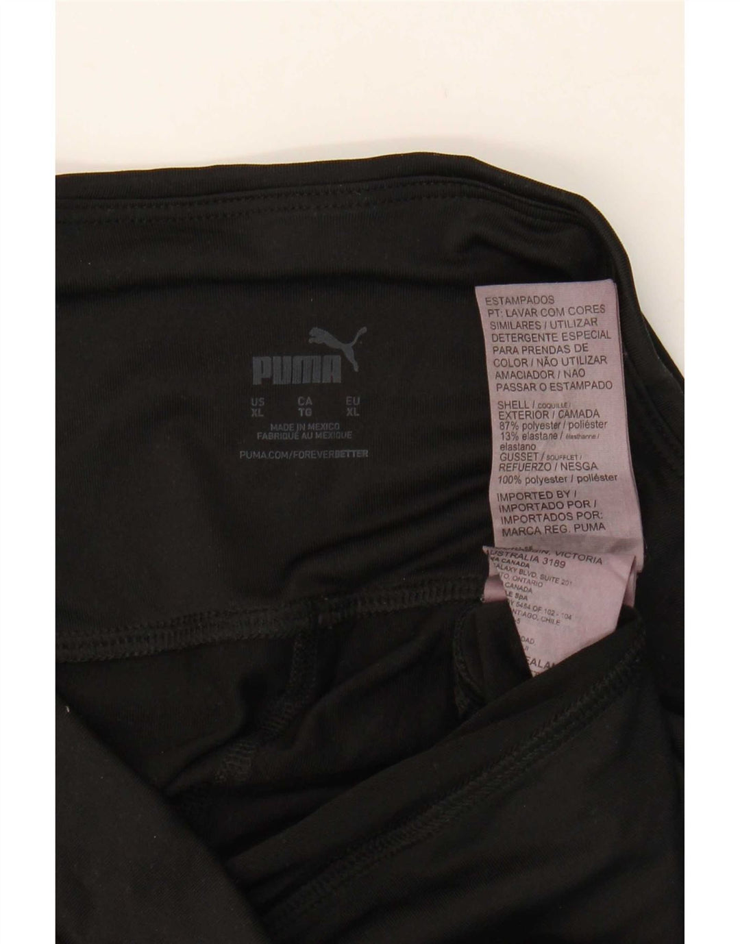 Leggings Puma Feminino UK 18 XL Preto Poliéster