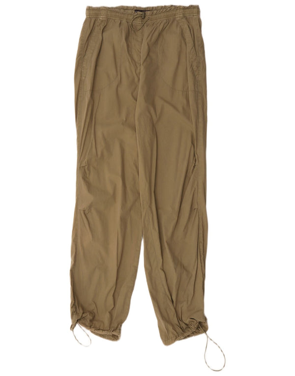 Calça jogger feminina Marks & Spencer Chino Reino Unido 12 médio W32 L32 bege