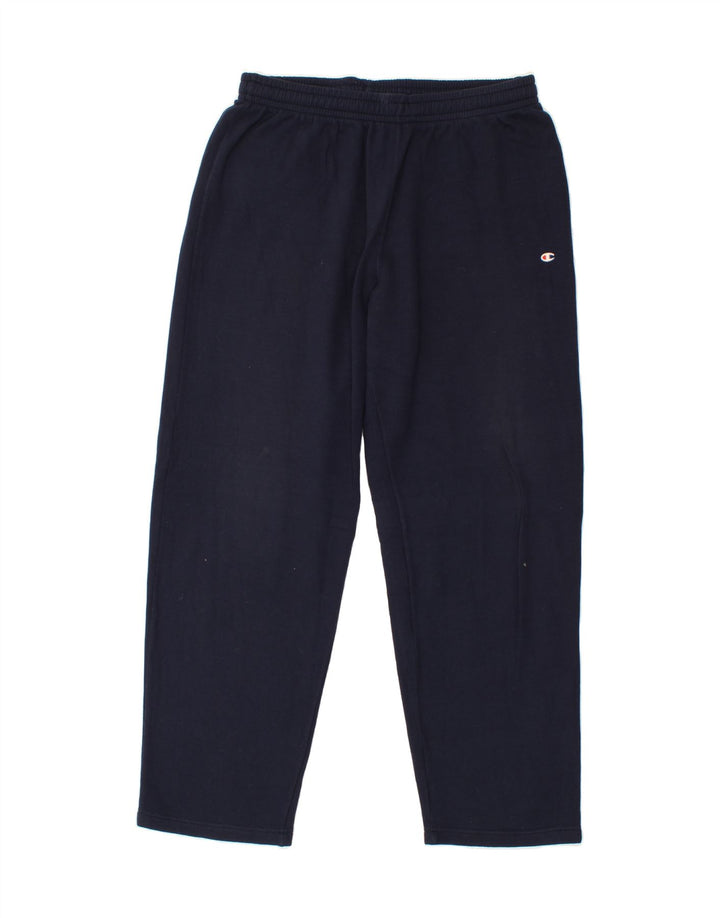 CHAMPION Mens Tracksuit Trousers XL Navy Blue Cotton Vintage Champion and Second-Hand Champion from Messina Hembry 