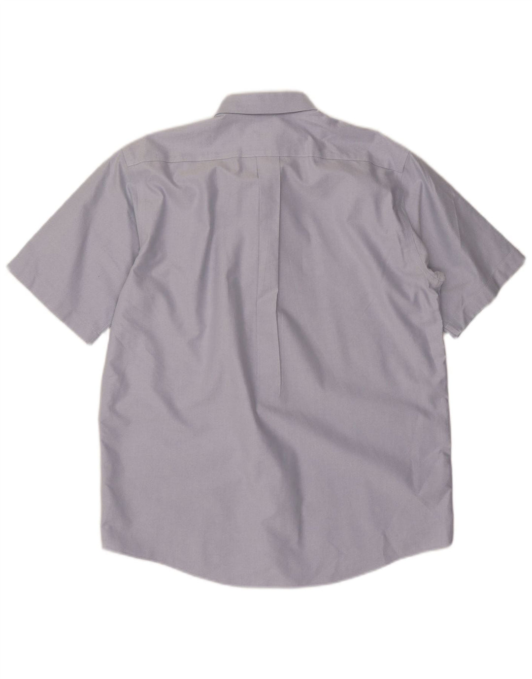 L.L.BEAN Camisa masculina de manga curta com ajuste tradicional tamanho 15 1/2 azul médio