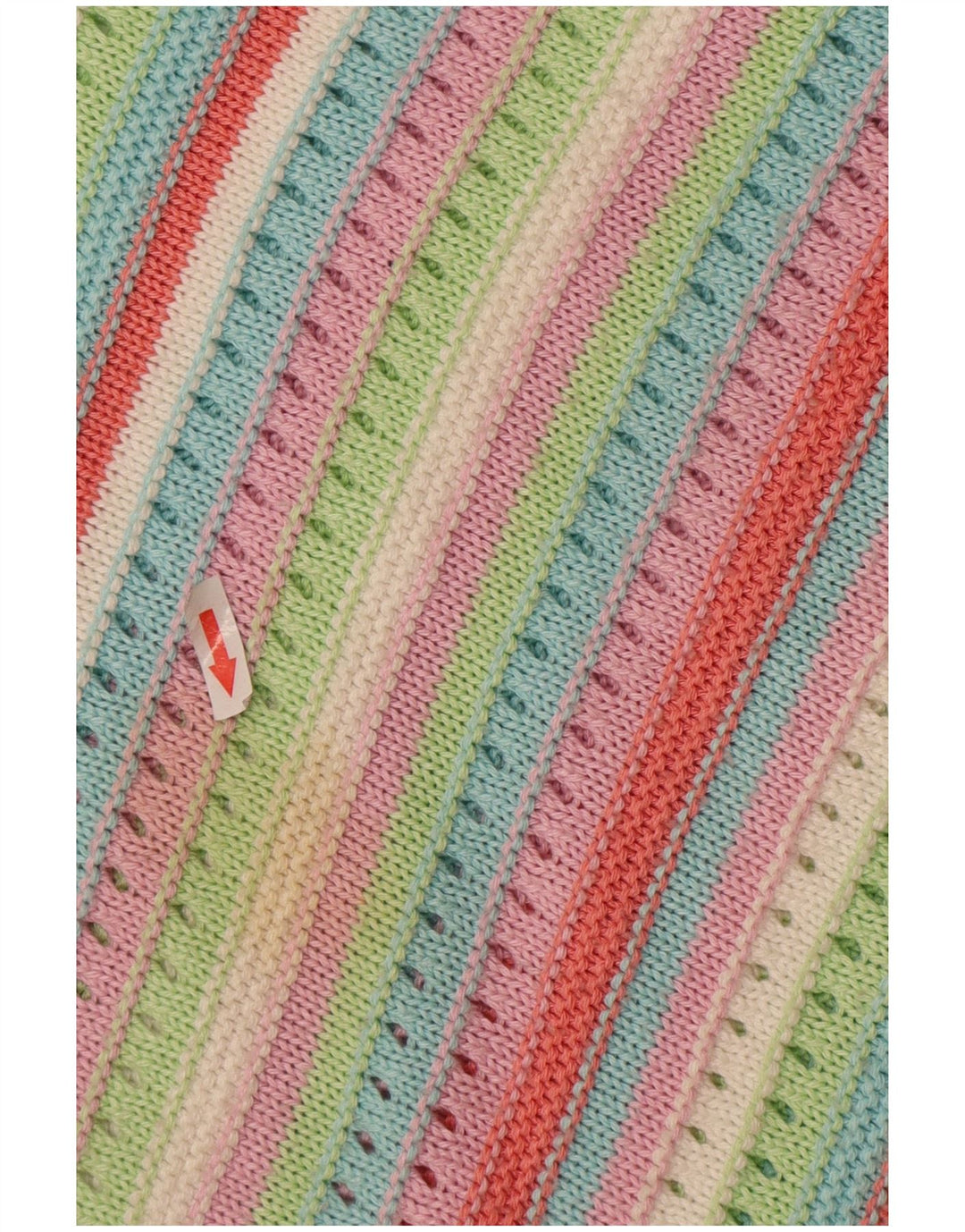 Suéter feminino Redok com gola canoa e listrado grande multicolorido Reino Unido 16