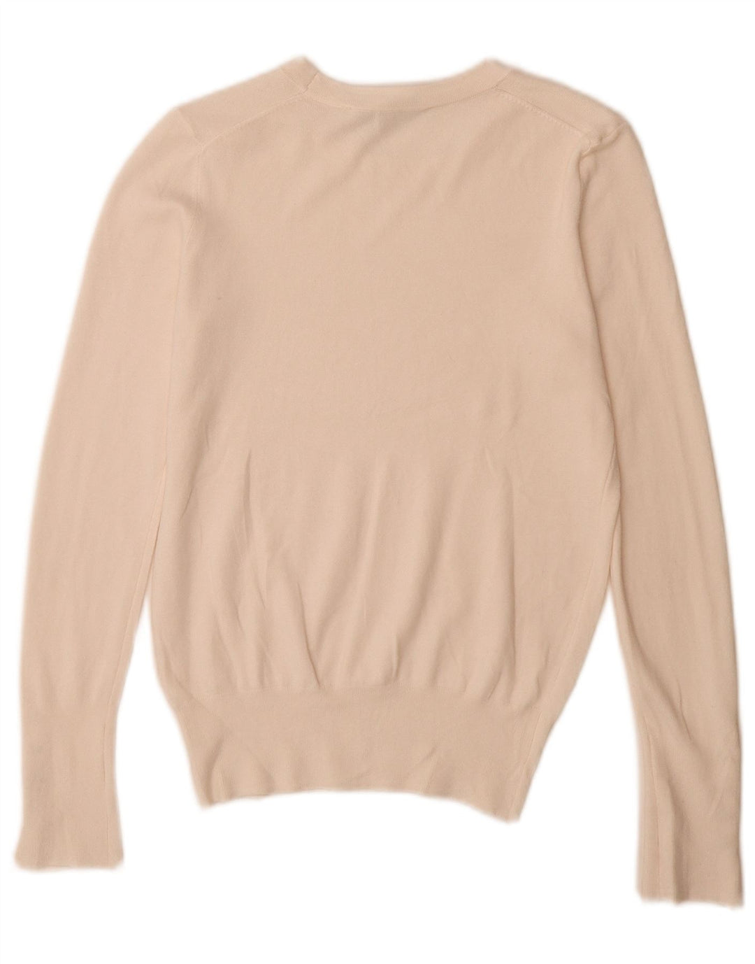 Suéter feminino Zara com gola canoa, Reino Unido 10, pequeno, branco