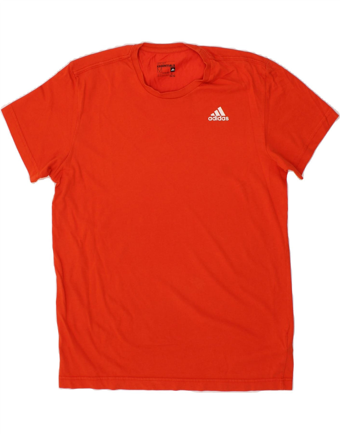 ADIDAS Mens Climalite T-Shirt Top Medium Red Cotton Vintage Adidas and Second-Hand Adidas from Messina Hembry 