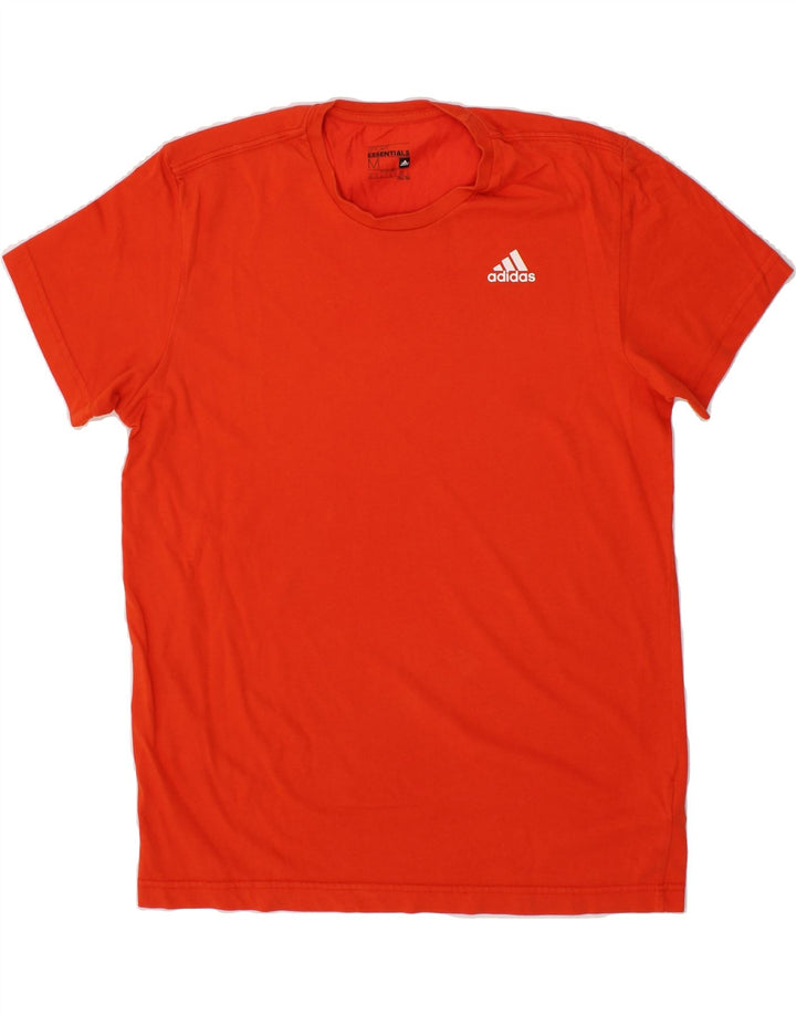 ADIDAS Mens Climalite T-Shirt Top Medium Red Cotton Vintage Adidas and Second-Hand Adidas from Messina Hembry 
