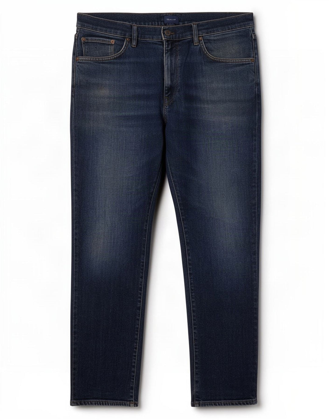 Jeans retos masculinos Gant W38 L32 algodão azul