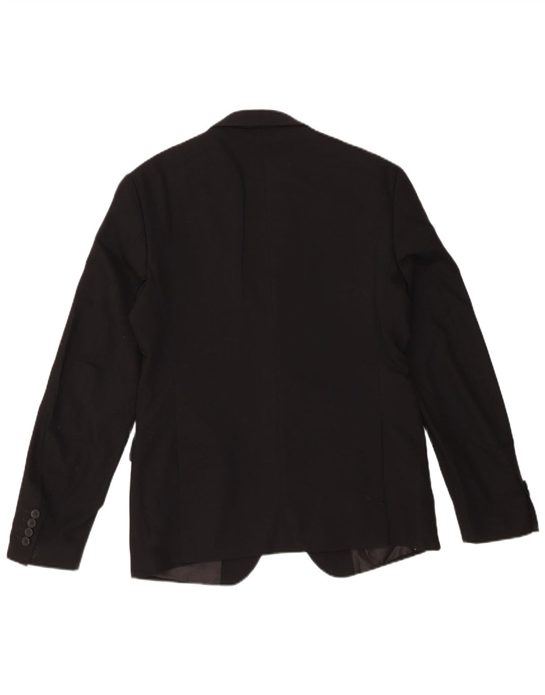 Jaqueta blazer masculina Zara com 2 botões EU 48 Viscose preta média