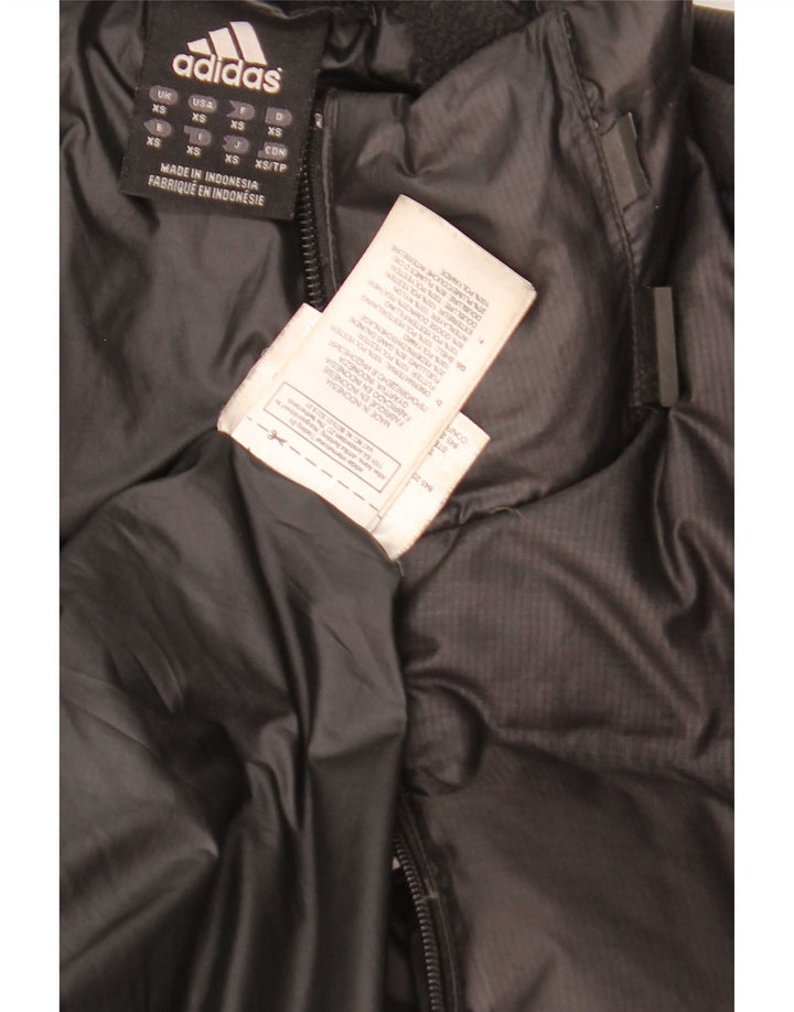 Adidas Mens Clima Proof Padded Jacket UK 34 XS Preto Poliéster