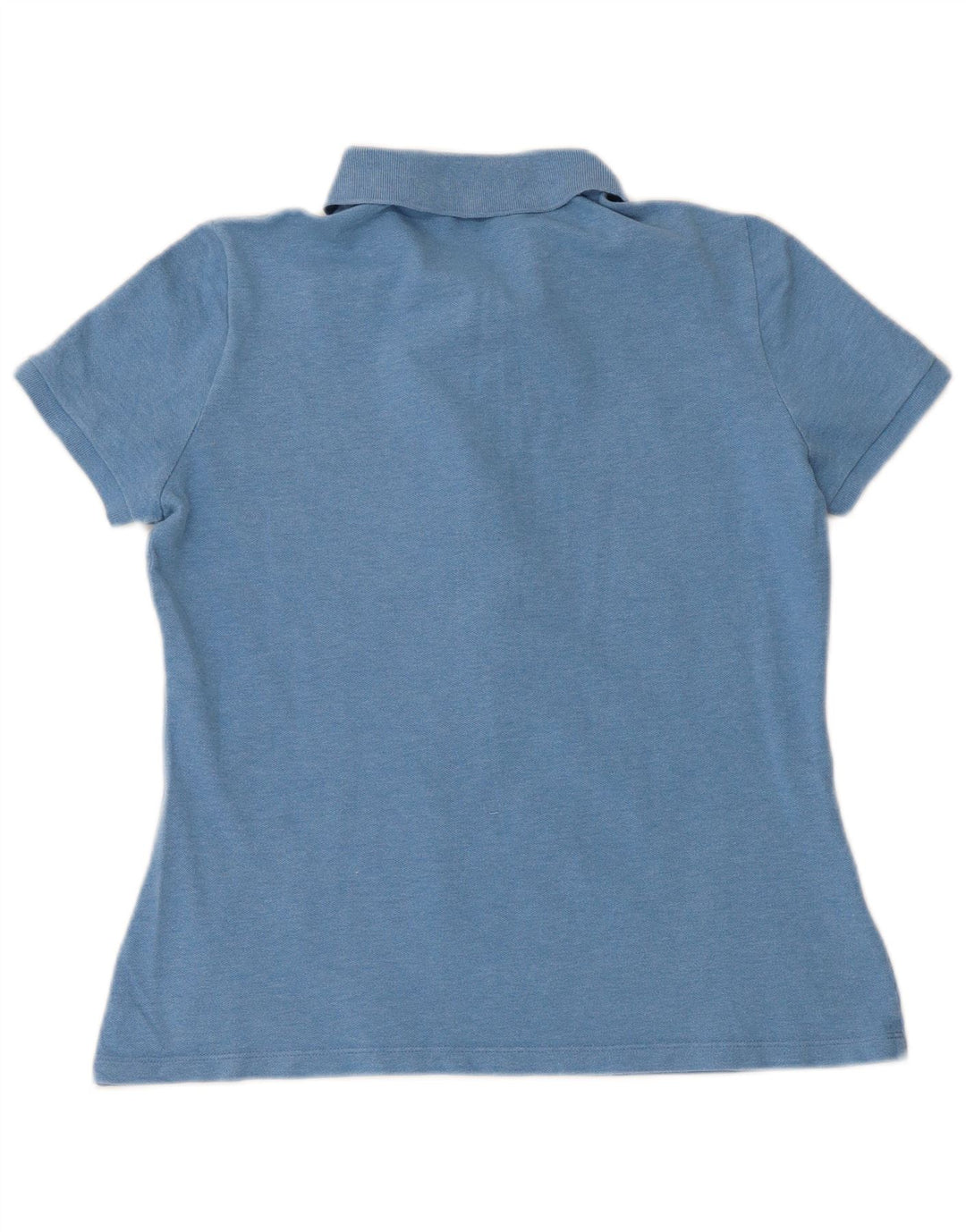 Camisa polo feminina Lacoste manga curta regular fit tamanho 40 azul médio