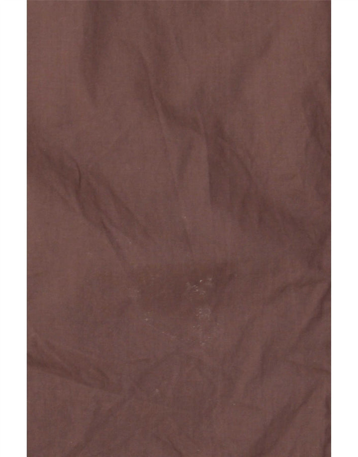 Camisa masculina Trussardi Jeans grande algodão marrom