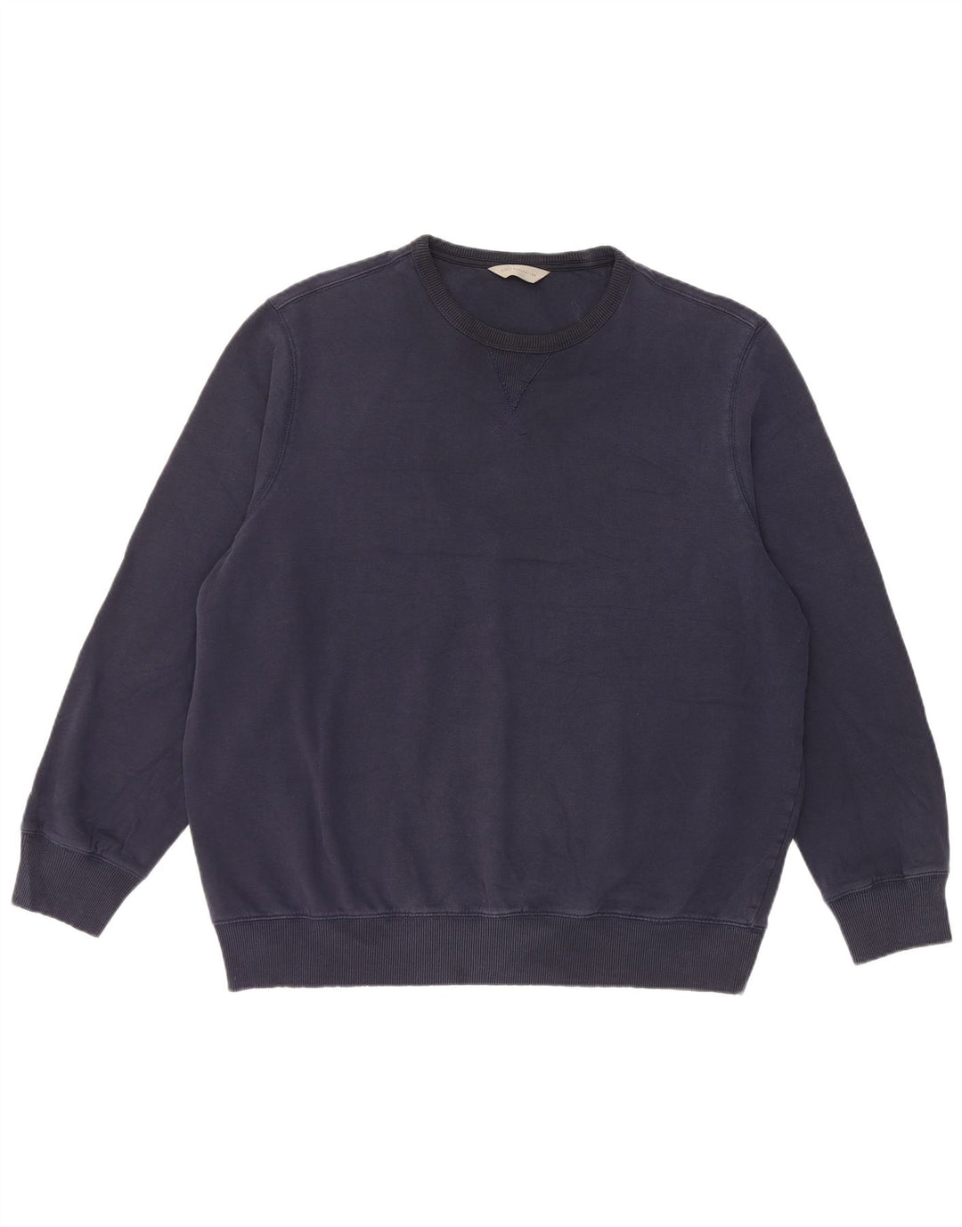 Suéter masculino Marks & Spencer 2XL algodão azul marinho