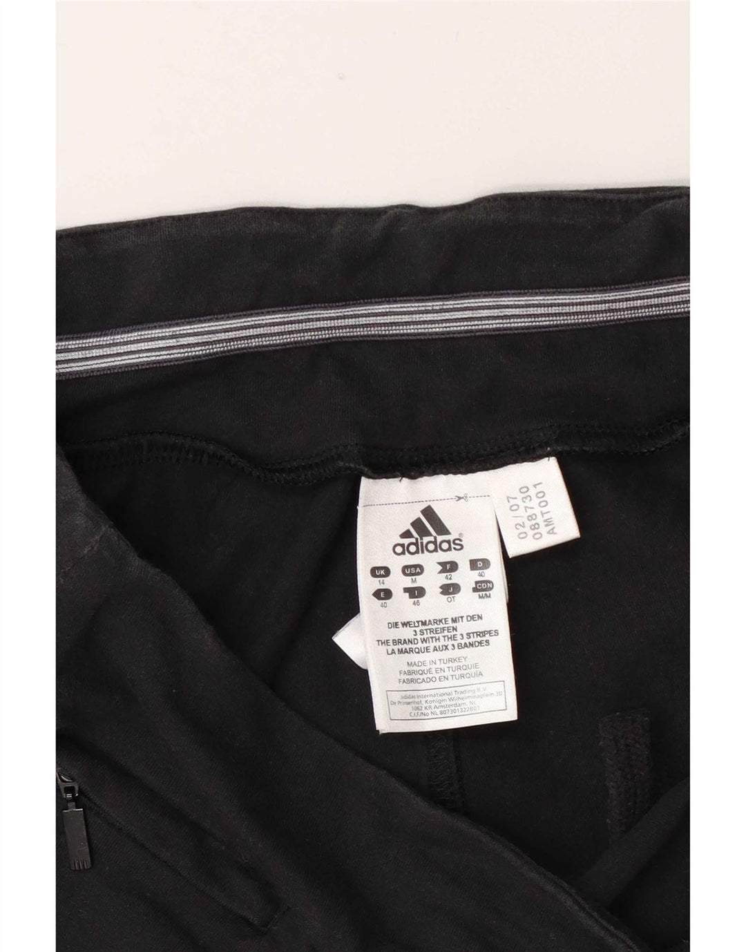Shorts esportivos femininos Adidas UK 14 médio preto algodão