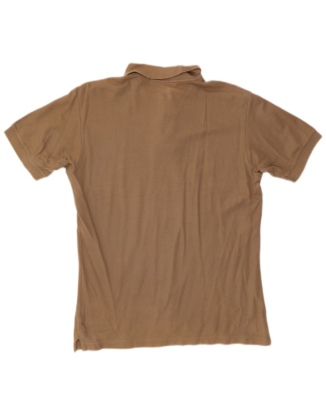 Camisa polo masculina Fila pequena algodão bege