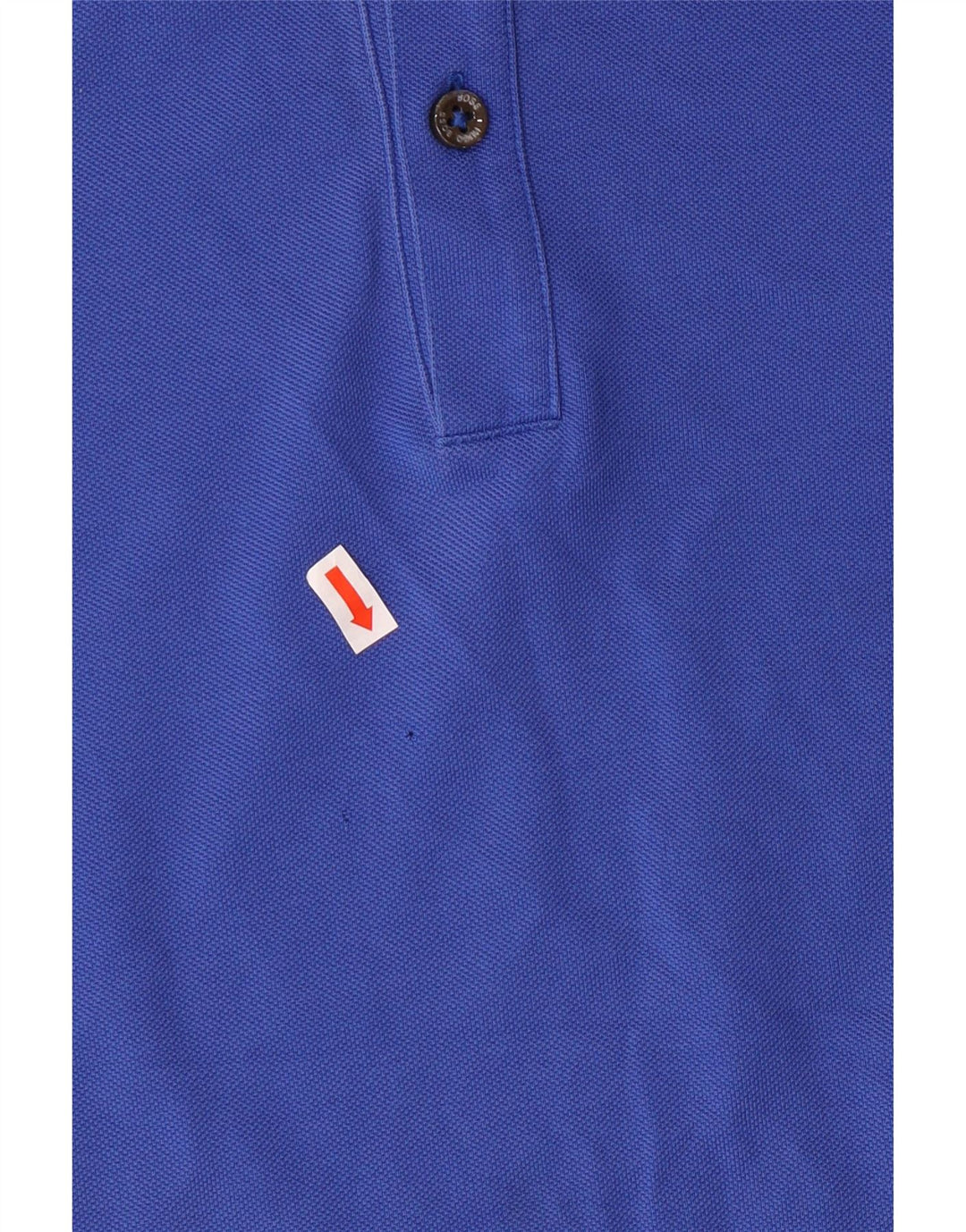 Camisa polo masculina de ajuste regular HUGO BOSS XL algodão azul