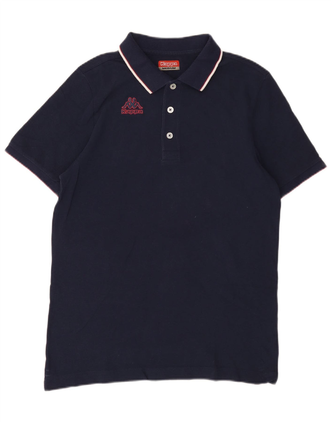 Camisa polo masculina Kappa média azul marinho