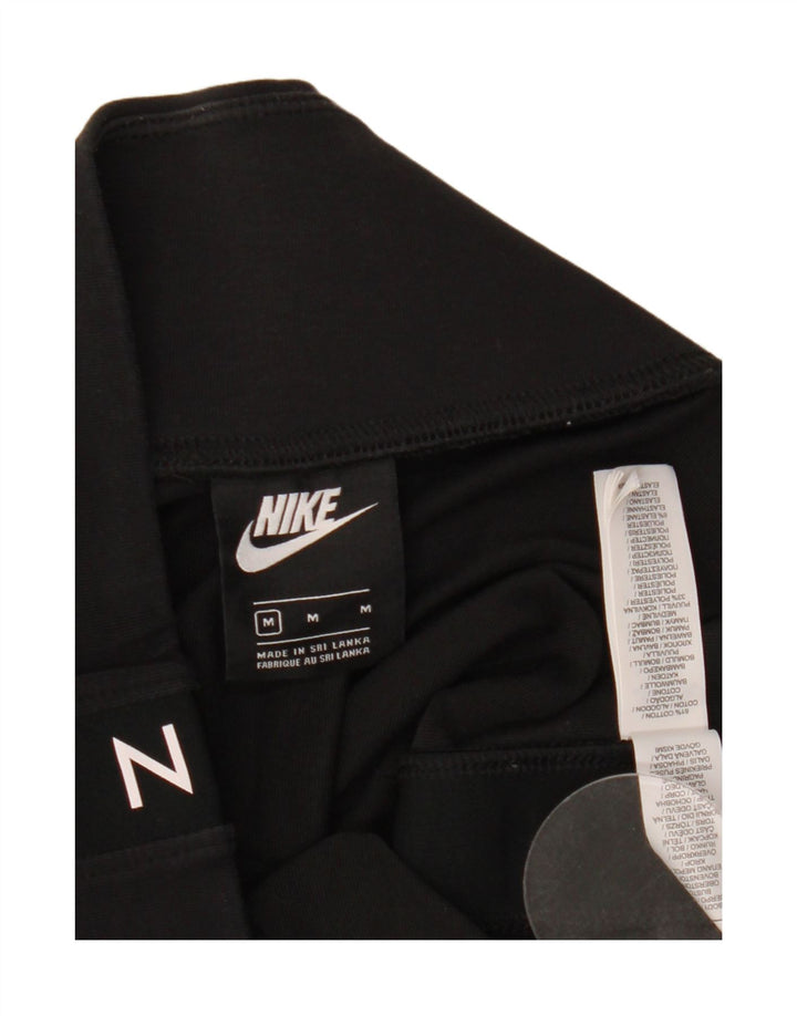 Leggings Nike Femininas Graphic Crop UK 14 Médio Algodão Preto