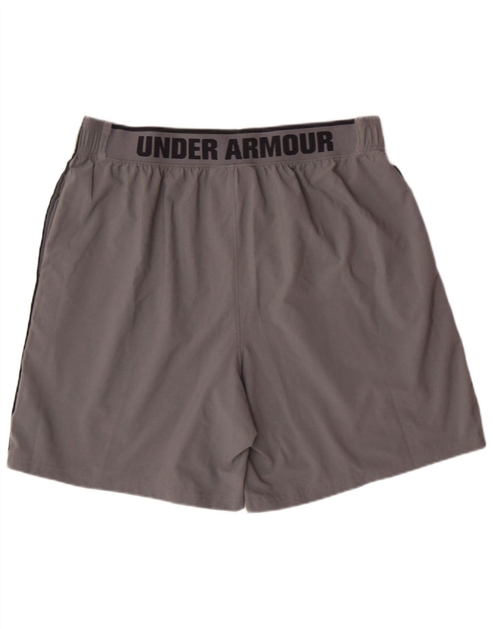 Shorts esportivos gráficos masculinos UNDER ARMOUR XL cinza