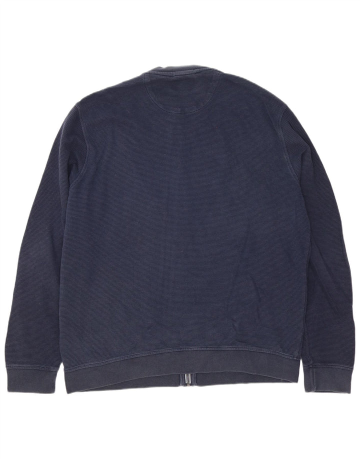 Jaqueta masculina de agasalho Blue Harbor da Marks & Spencer XL azul marinho algodão