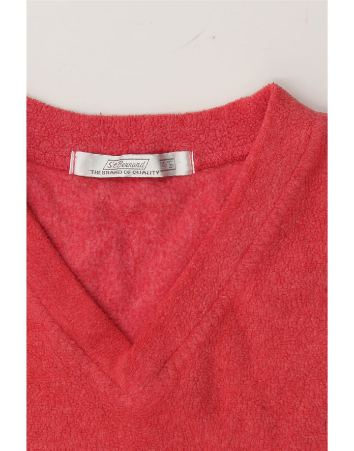 ST. BERNARD Girls Fleece Jumper 14-15 Years Pink Vintage St. Bernard and Second-Hand St. Bernard from Messina Hembry 