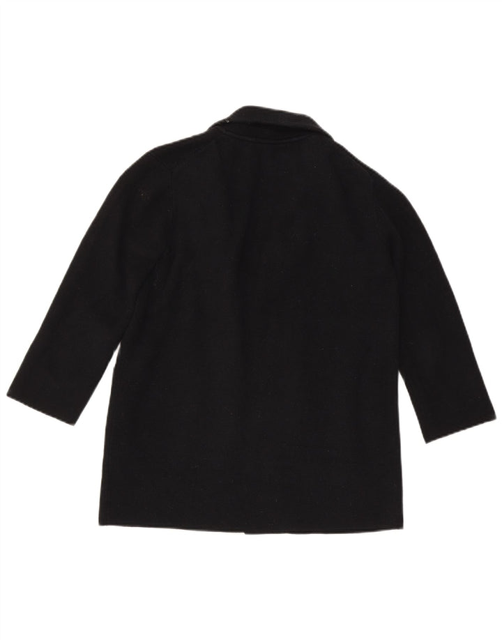 J. Crew Jaqueta blazer feminina oversized manga 3/4 aberta Reino Unido 6 XS azul marinho