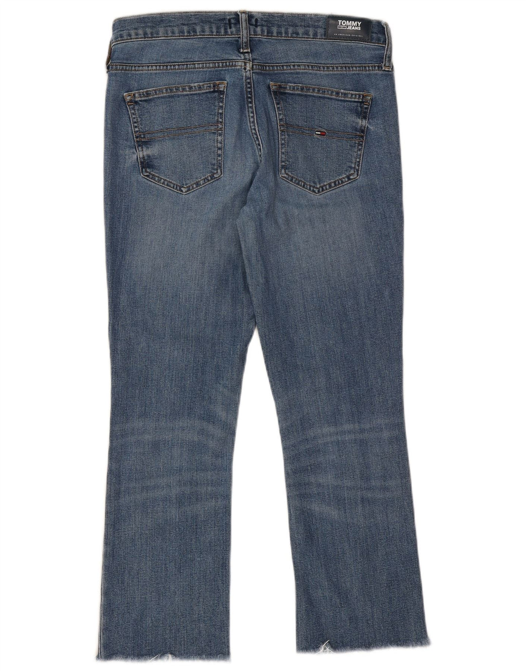 Jeans Tommy Hilfiger feminino cintura média bootcut W29 L25 algodão azul