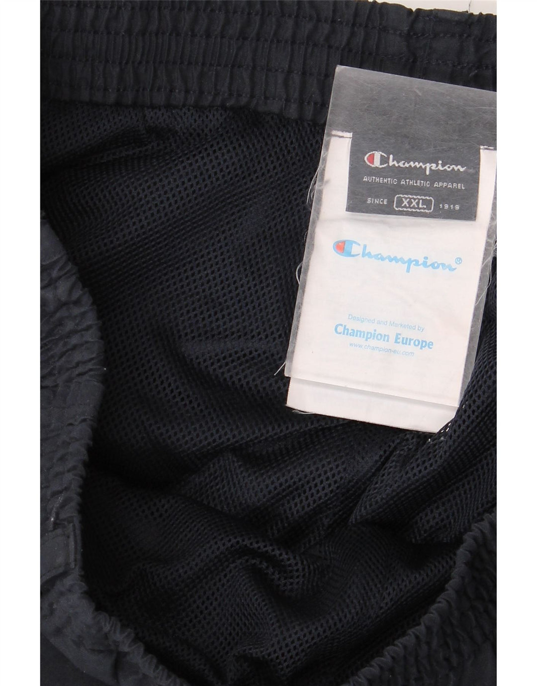 Calça de treino masculina Champion 2XL poliéster azul marinho