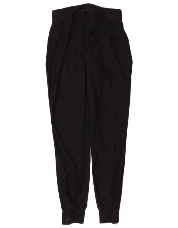 Calça de treino feminina Under Armour Joggers UK 8 pequeno elastano preto
